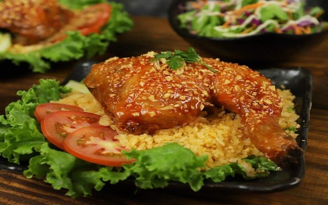 Cơm Gà Xối Mỡ Nam Bộ - Cộng Hòa