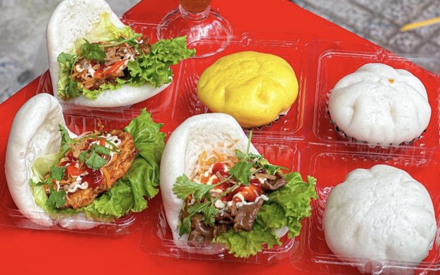 Bánh Bao Kẹp Bò Sốt BBQ & Bánh Bao Tươi - Phan Trung