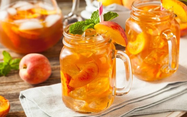 Trà Đào Dầm - Trà Bí Đao Hạt Chia Peach City