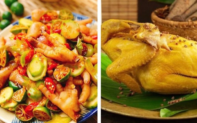 Chân Gà Sốt Thái & Gà Ủ Muối Cô Xuân -Trương Định