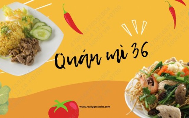 Quán 36 - Cơm Gà, Nui Xào & Mì Xào Dòn