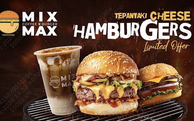 Burger Thăn Bò & Mì Ý - Mix Max Q11