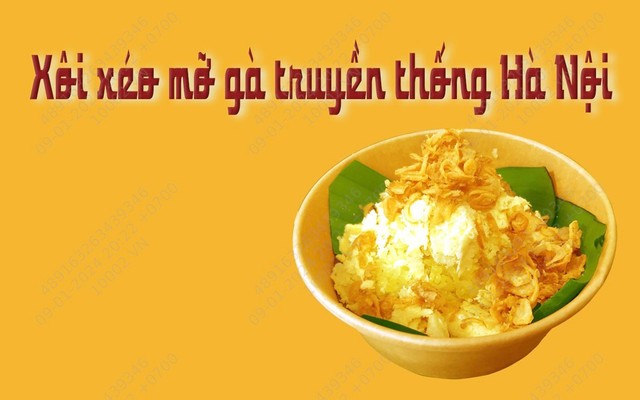 Xôi Son - Xôi Xéo Mỡ Gà Truyền Thống Hà Nội
