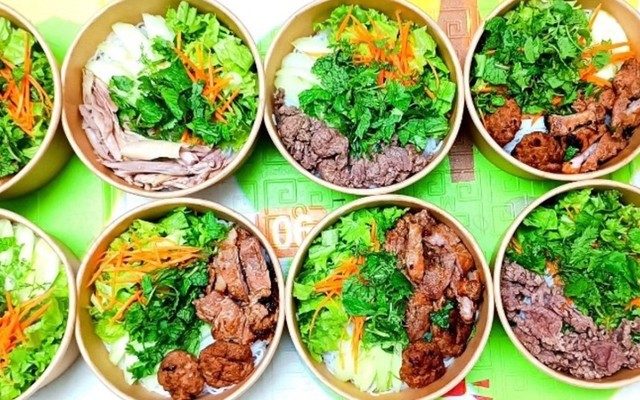 Bún Trộn - Thịt Nướng - Chu Văn An