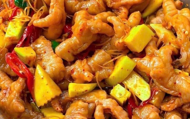 Đồ Ăn Vặt, Chân Gà Sốt Thái - Vĩnh Tuy