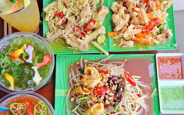 Ăn Vặt Hồng Thuý - Gỏi Đu Đủ Thái Lan - Trần Hoàng Na