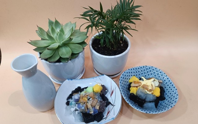 Thạch Đen Cao Bằng, Trà Sữa & Sữa Hạt - Nùng An