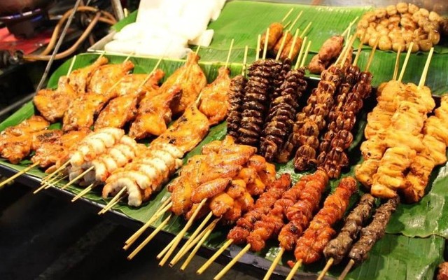 Xiên Nướng Long Thu - Dồi Nướng, Nem Lụi - Đường Cao Thắng