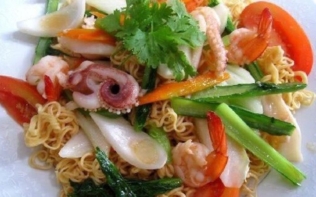 Mì Xào Hải Sản Bình Thuận - Mì Xào Tôm Mực & Mì Xào Bò - Đường Số 27