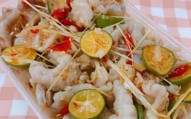 Ăn Vặt Jenfood - Chân Gà Sả Ớt - Đường Láng