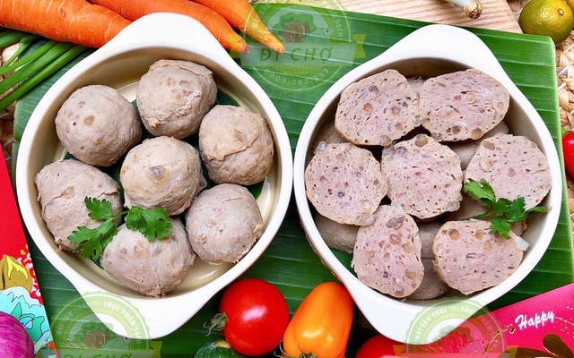 ĐiChợ - Chả Lụa Hồng & Bò Viên Gân Dẻo