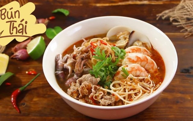 Bún Thái Chú Hải - Bún Hải Sản, Bò & Cá