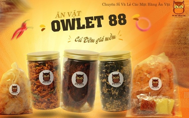 Khô Gà & Bánh Tráng - Ăn Vặt Owlet 88