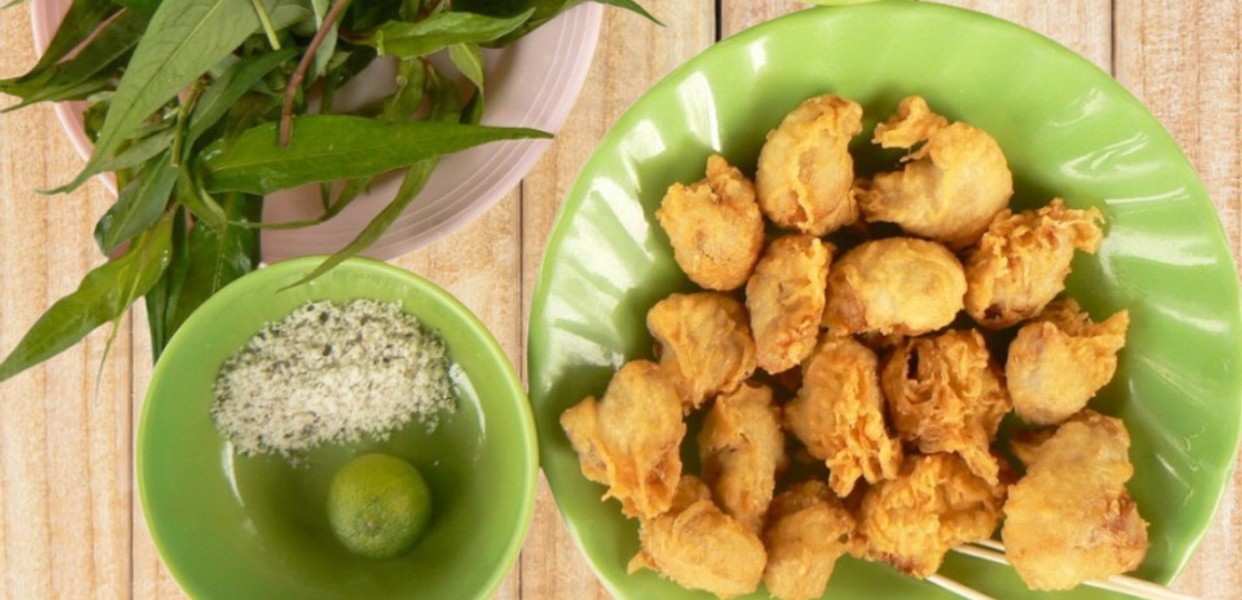 bao tử cá chiên giòn