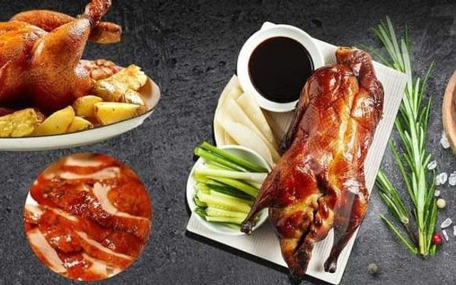 Gà Nướng Xoay - Gà Nướng Lá Chúc - Tân Sơn