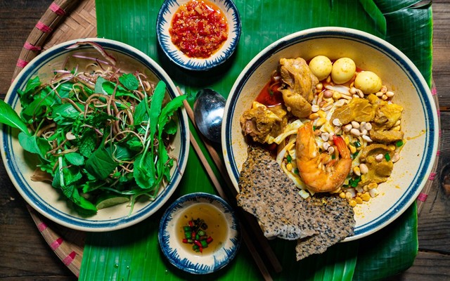 Mì Quảng 1987 - Tôm Gà & Sườn - Hồ Hoà