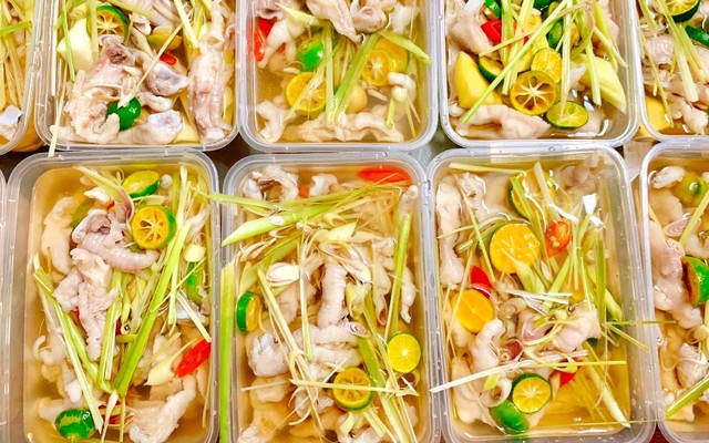 Tiệm Ăn Vặt Mẹ Xôi - Chân Gà Ngâm Sả Tắc - Shop Online