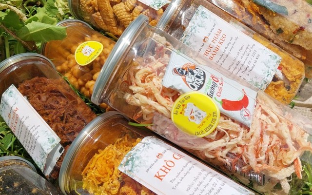 ĂN VẶT TẠI GIA MÈO MAY MẮN - Thực Phẩm Sấy Khô & Bánh Tráng - Nguyễn Văn Linh