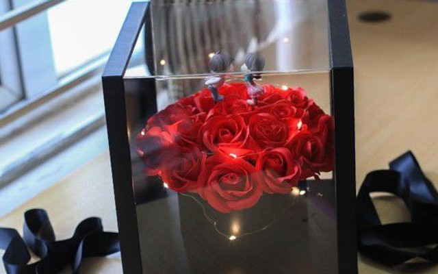 Hoa Sáp Hồng Nhung - Tiệm Hoa Sáp Thành Phẩm - Mễ Trì Thượng