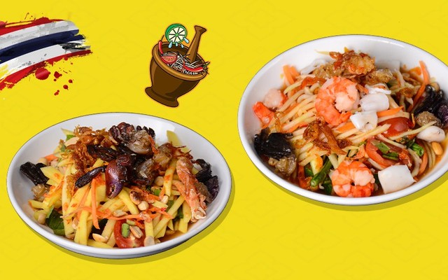 Gỏi Thái & Chân Gà Sốt Thái - Tuk Tuk Gỏi Đu Đủ Thái Lan Cầu Kinh