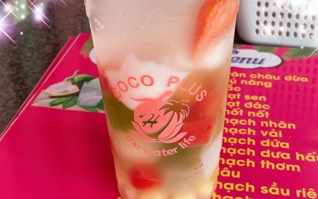 Coco Plus - Nước Dừa Mix Topping & Bánh Tráng