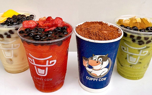 Cuppy Cow Hồ Bá Kiện - Trà Sữa & Trà Dâu - Tô Hiến Thành