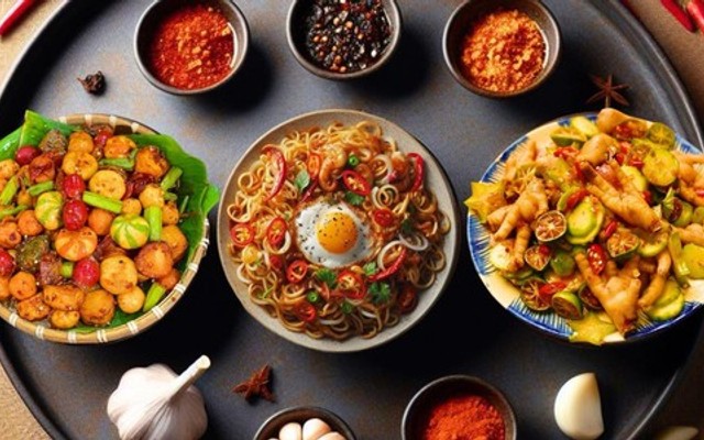 Bà Na Food - Mì Trộn, Chân Gà Sốt Thái & Cá Viên Chiên - Đồng Xoài