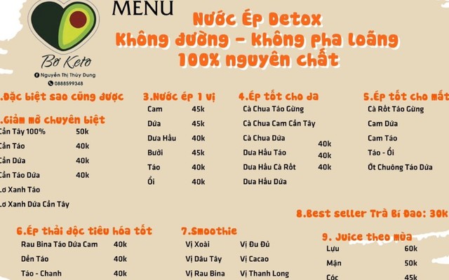 Bơketo - Healthy Food - Lý Tự Trọng