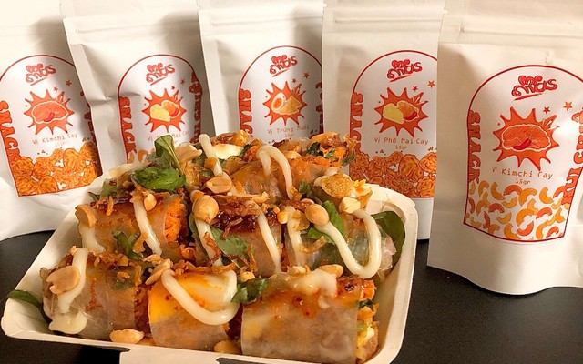 Ăn Vặt POP SNACKS - Bánh Tráng Cuốn Khô Gà Bơ Cay & Trà - Ni Sư Huỳnh Liên