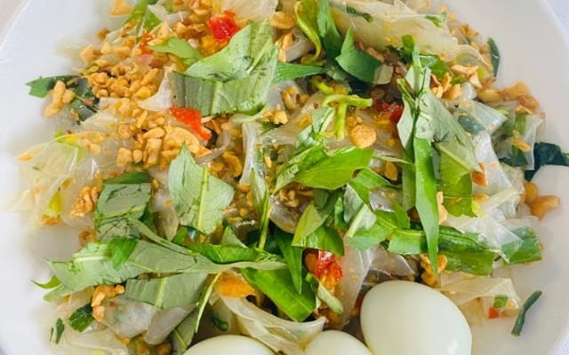 Bánh Tráng Trộn Mỡ Hành - Bé Ú - 307 Tây Thạnh