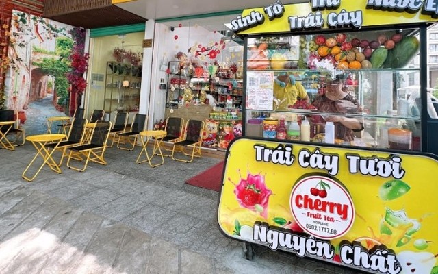 Yến Yến Minimart - Trà Trái Cây Tươi Cherry - Bến Vân Đồn