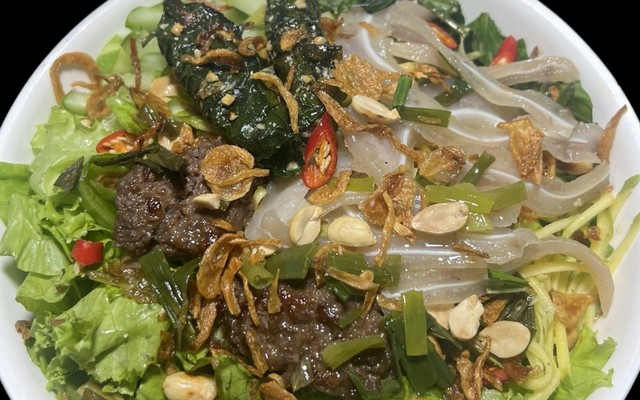 Bún Bò Nướng Mắm Nêm - Bún Chả Giò & Gỏi Xoài 