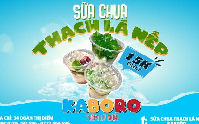 KABORO - Sữa Chua Thạch Lá Nếp