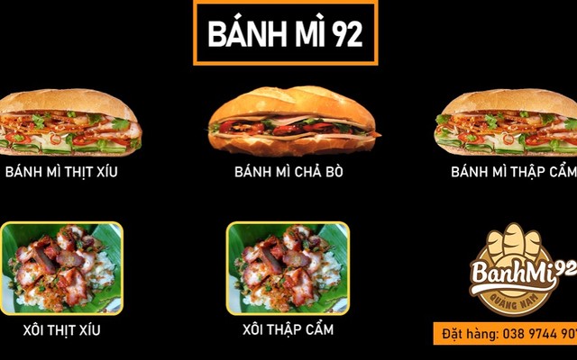 Bánh Mì 92 - Bánh Mì, Xôi Mặn Quảng Nam - Lê Thúc Hoạch