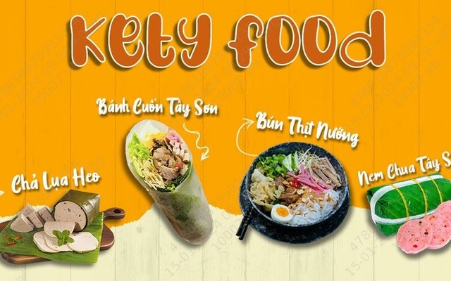 Kety Food - Bún Thịt Nướng, Bánh Cuốn Tây Sơn & Bún Khô Bình Định - Hoàng Sa