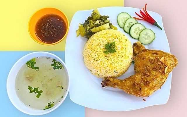 Cơm Gà Xối Mỡ Quang Trung - Cơm Gà Xối Mỡ - Quang Trung