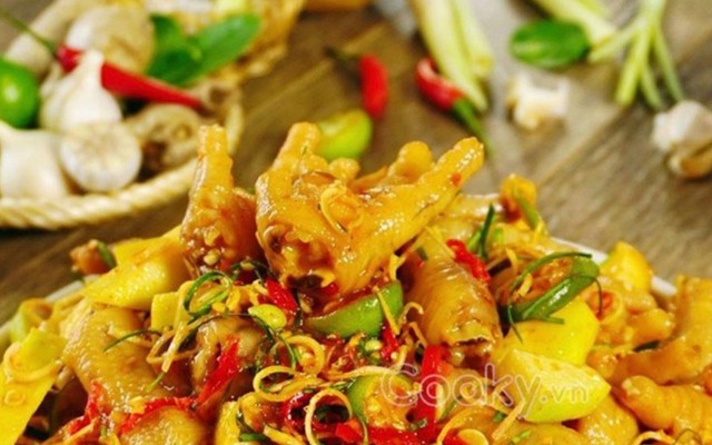 Măm Măm Quán - Chân Gà Sốt Thái - Vĩnh Hưng