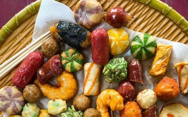 ĂN VẶT 98 - Chân Gà, Trứng Gà Nướng & Cá Viên Chiên - 98 Ywang