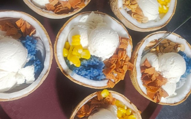 Trà Trái Cây & Kem Xôi Dừa Navy - Trà Trái Cây & Kem Xôi Dừa - Trần Não