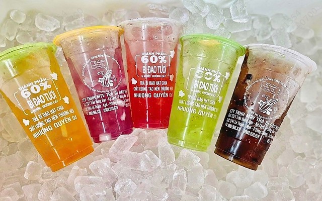 Trà Hoa Quả 4 Mùa - Trà Xoài Đào Kem Cheese & Trà Bí Đao