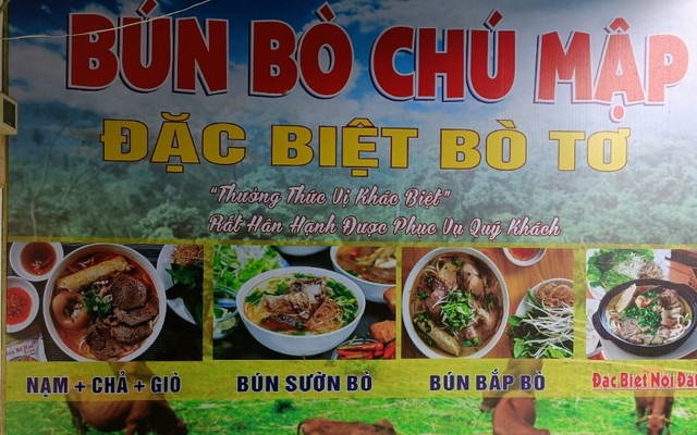 Bún Bò Chú Mập - Bún Bò Có Đuôi Bò & Sườn Bò - Nguyễn Thị Búp