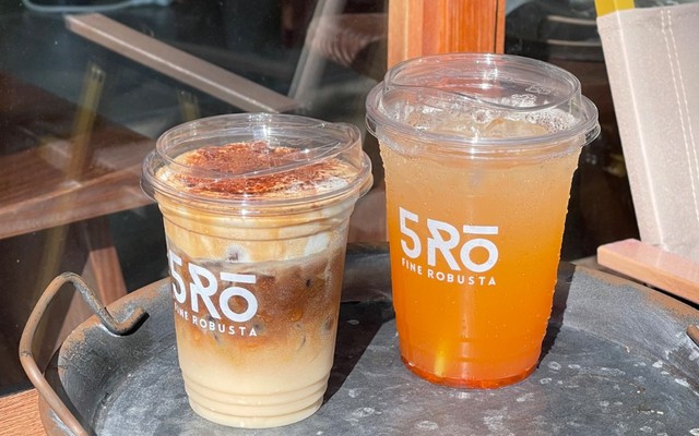 5Ro Coffee - Dừa Non Lá Nếp Kem Cheese - Hoà Mã