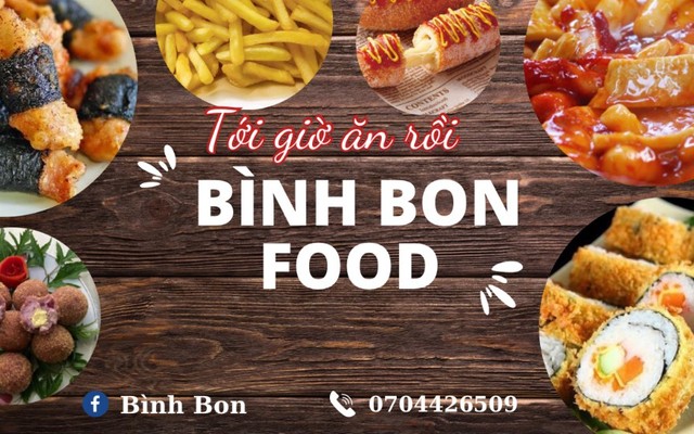 Bình Bon Đồ Ăn Nhanh - Xiên Chiên - Ngô Kim Húc