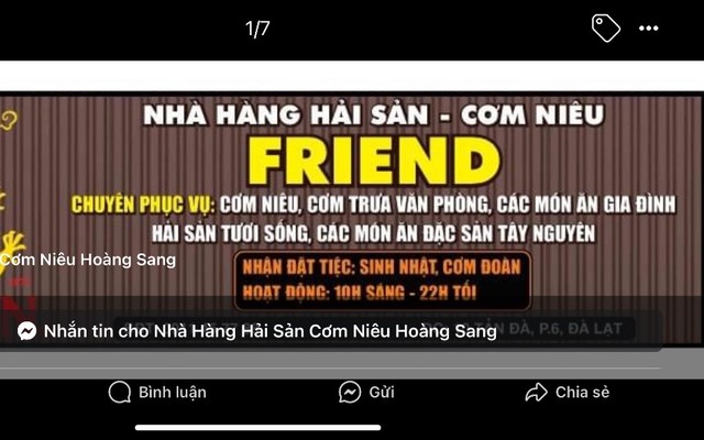 Friends Đà Lạt - Quán Ăn Gia Đình - Tản Đà