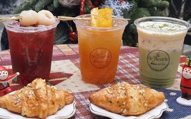 De Fleurie Coffee - Trà Vải Cam Sả Hạt Chia - Phổ Quang