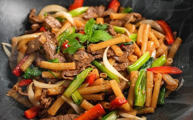 Hẹp Quán - Mì Trộn & Nui Xào