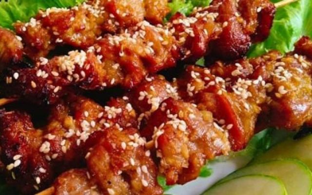 Thịt Xiên Nướng Cô Mẩu