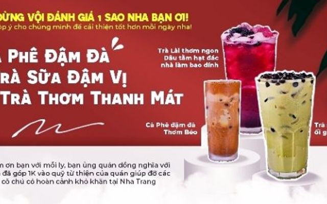 KÌN CHÁ NÀ - Tiệm Cà Phê, Trà Sữa Đậm Vị & Trà Hạt Đác - 85 Đường 1A