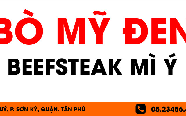 Bò Mỹ Đen - Beefsteak & Mì Ý - Tân Kỳ Tân Quý