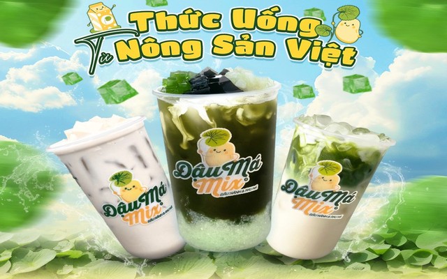 Đậu Má Mix - Đậu Nành & Rau Má - Quang Trung